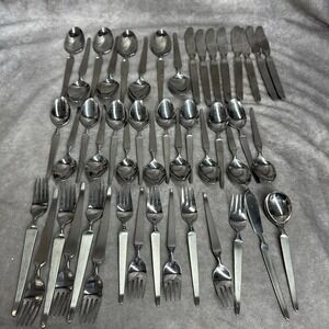 47 pc SRI Stanley Roberts SIENNA Stainless Japan Forks Spoons Knives